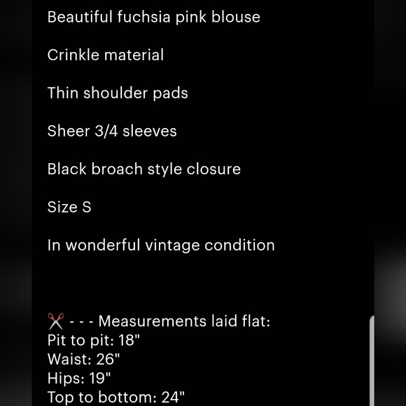 ALEX EVENINGS BLOUSE FUCHSIA HOT PINK TOP COCKTAIL WEDDING MOTHER OF THE BRIDE - Picture 7 of 7